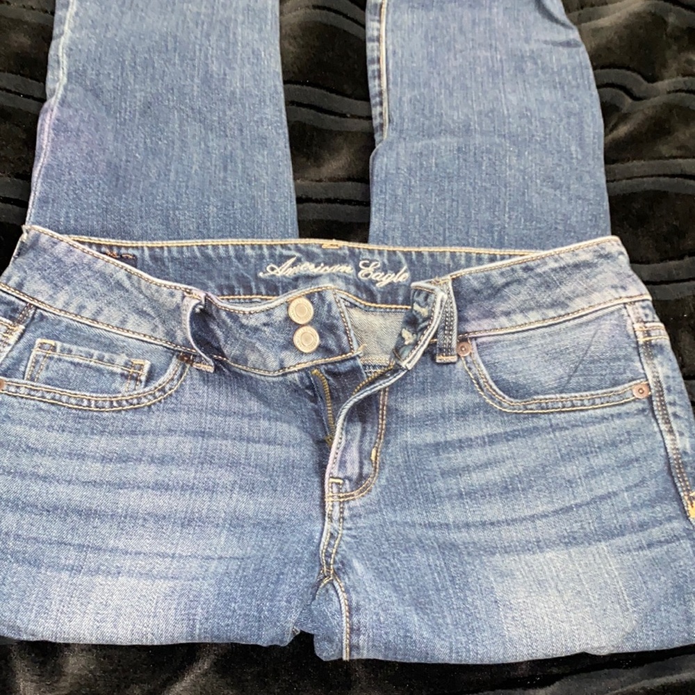 American eagle three quarter length jeans size 6
